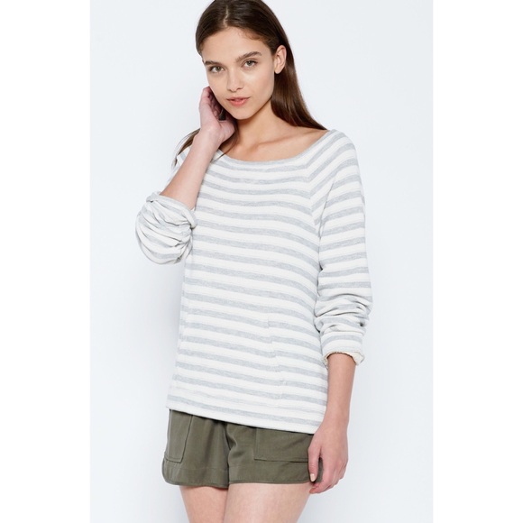Soft Joie Tops - Soft Joie Darilynn Stripe Raglan Sleeve Sweatshirt